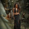 Black Boho Tribal Skirt Embroidered Ceremonial Bohemian Goddess